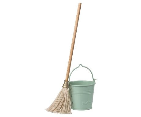 Maileg Set Mopp och Skurhink till Kanin
