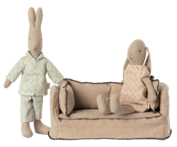 Maileg Soffa till Dockskåp Stor - Brun Beige