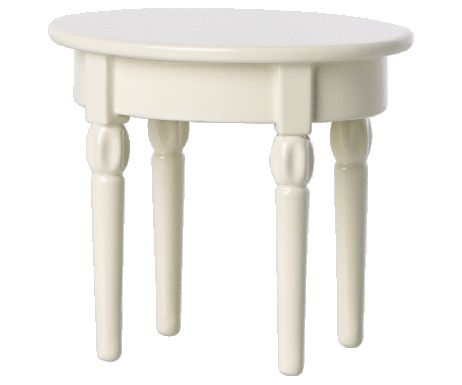 Maileg Vitt Sidobord i Metall - Sideboard Litet Bord Soffbord