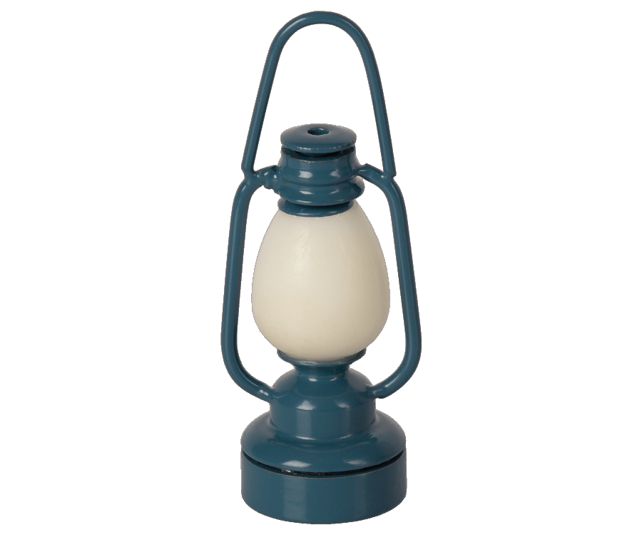 Maileg Lykta Blå - Vintage Camping Lantern