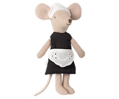 Maileg Servitris Mus med Magneter i Händerna - Maid Mouse