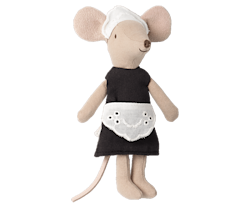 Maileg Servitris Mus med Magneter i Händerna - Maid Mouse