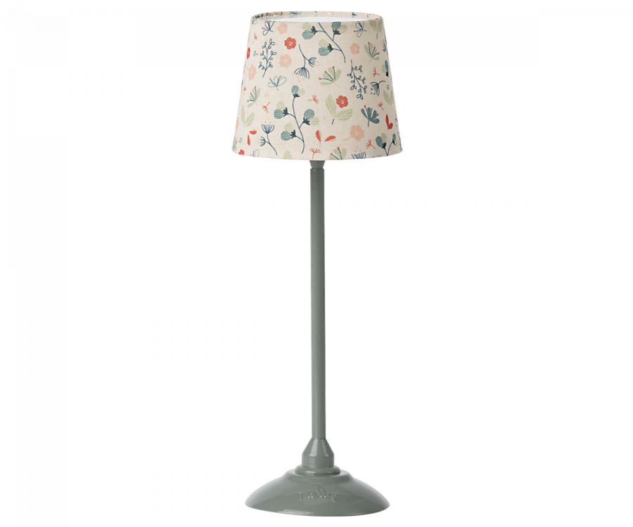 Maileg Golvlampa Stor Blommig Grön Mint