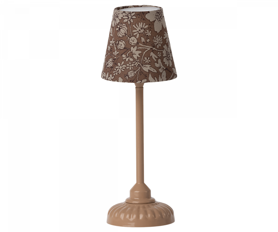 Maileg Vintage Golvlampa Liten Blommig Rosa