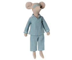 Maileg Maxi Mus med Pyjamas och Sovmask 49 cm