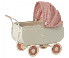 Maileg Vintage Barnvagn till Kaniner Rosa - Pram Micro Coral