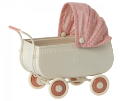 Maileg Vintage Barnvagn till Kaniner Rosa - Pram Micro Coral