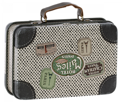 Maileg Resväska i Metall - Vintage Travel Offwhite