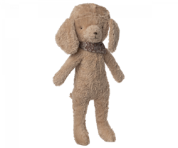 Maileg Pudel Hund Valp med Hängande Öron och Scarf - Poodle Dog Plush