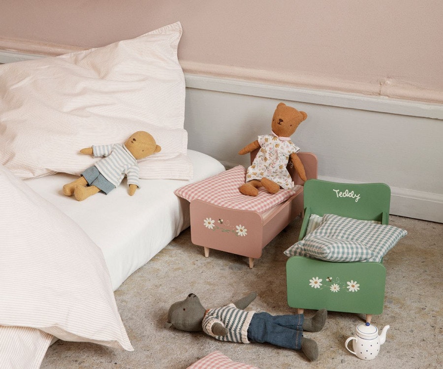 Maileg Kläder till Pappa Teddy - Randig Stickad Tröja och Byxor
