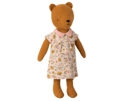 Maileg Klänning till Mamma Teddy - Rosa Blommig