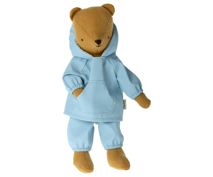 Maileg Regnkläder till Teddy Junior - Blå