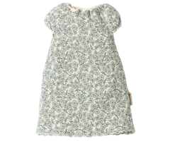 Maileg Nattlinne till Mamma Teddy - Blommigt Blå