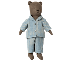 Maileg Pyjamas till Pappa Teddy - Blå Randig