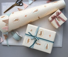 Maileg Presentpapper Mönstrat Kaniner 10 m - Bunnies & Teddies