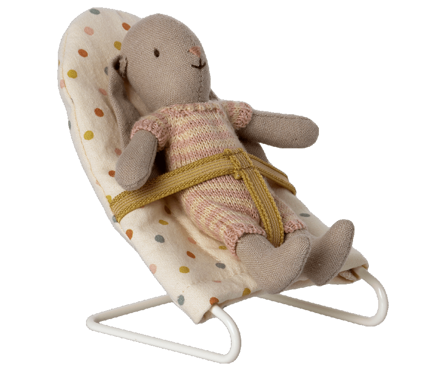 Maileg Babysitter till Kaniner - Micro Multi Dots Prickig Pastell