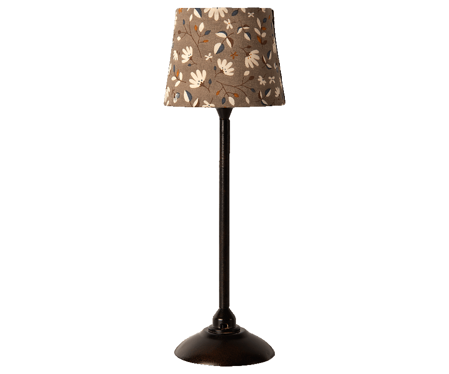 Maileg Golvlampa Stor Blommig Svart Antracit