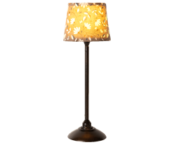 Maileg Golvlampa Stor Blommig Svart Antracit