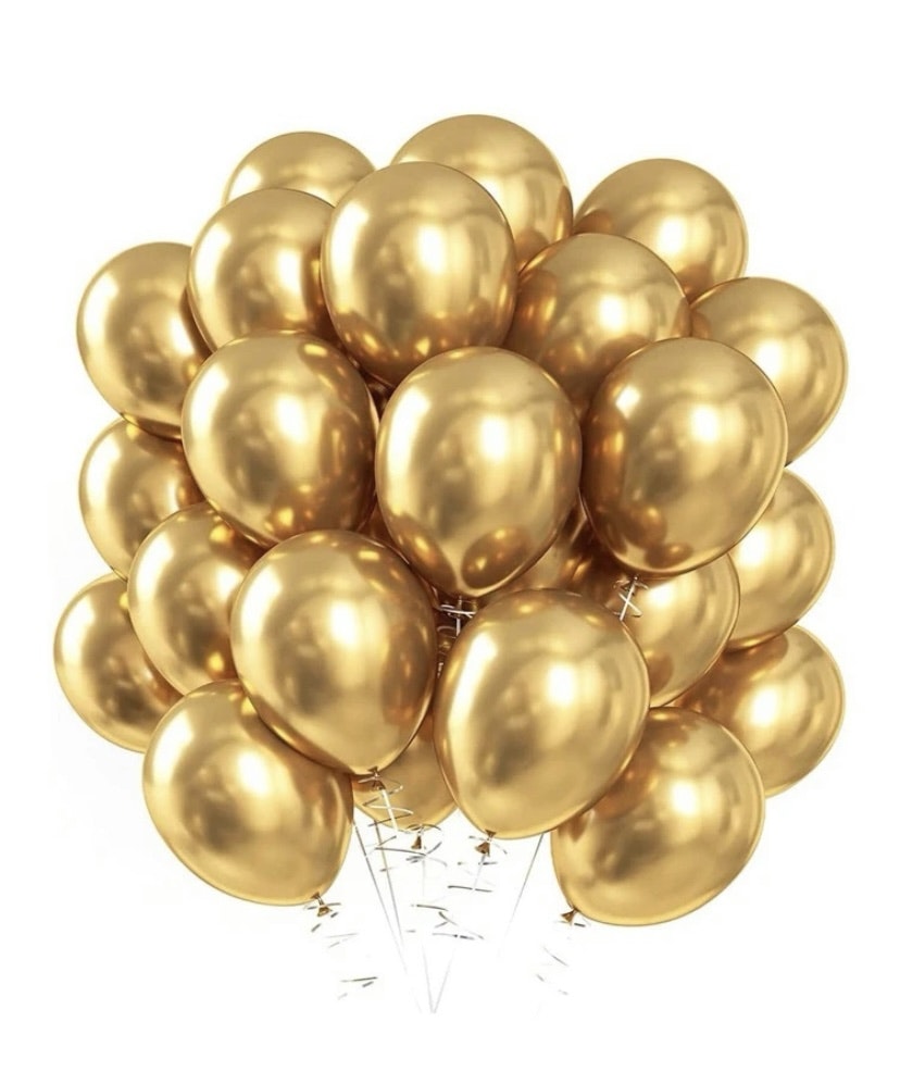 Ballonger Guld - 10 st