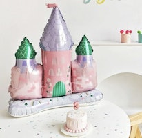 Folieballong Rosa Slott Ballong