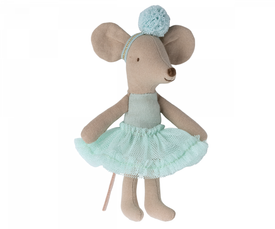 Maileg Ballerina Mus Lillasyster - Ljus Mint