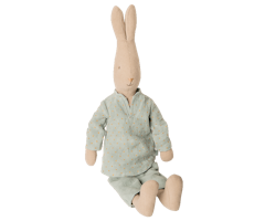 Maileg Kläder till Kanin Storlek 3 - Blå Pyjamas med Prickar