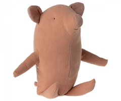 Maileg Sittande Gris med Tyngd i Rumpan Small - Tryffelgris Truffle Pig Mjukisdjur