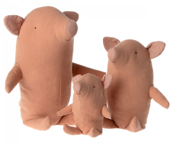 Maileg Sittande Gris med Tyngd i Rumpan Baby - Tryffelgris Truffle Pig Mjukisdjur