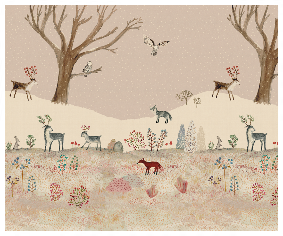 Maileg Presentpapper Mönstrat 10 m - Winter Wonderland