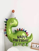 Folieballong Grön Dinosaurie Födelsedag - Ballong Happy Birthday