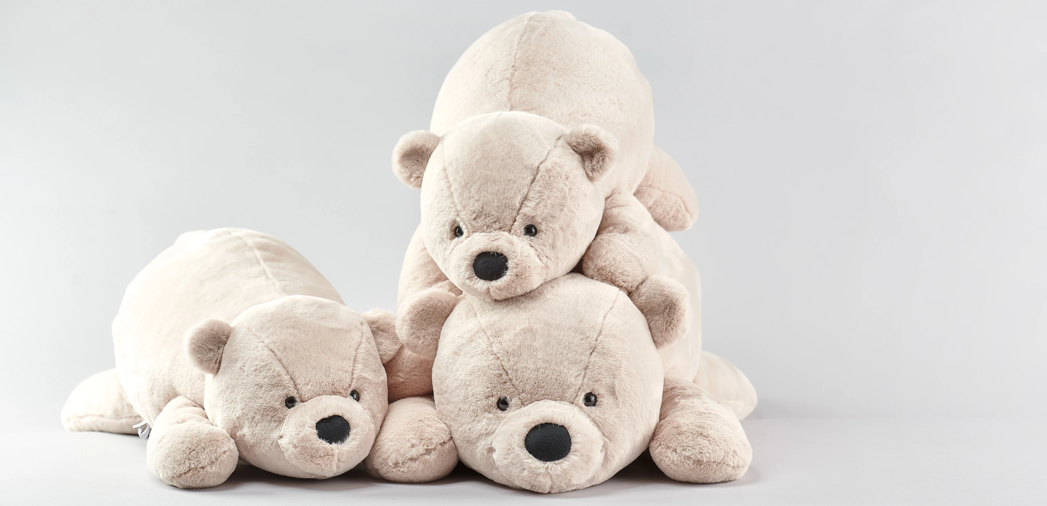 Mjukisdjur Stor Vit Isbjörn Nalle från Lilla och Stora Björn