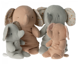 Maileg Elefant Small Rosa - Safari Friends Rose