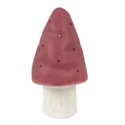 Heico Lampa Svamp Cuberdon (Mörkrosa) - Svamplampa Rosa Barnlampa Egmont Toys