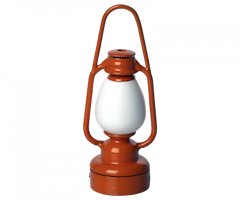 Maileg Lykta Orange - Vintage Camping Lantern