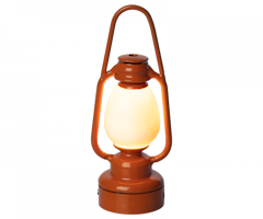 Maileg Lykta Orange - Vintage Camping Lantern