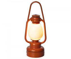 Maileg Lykta Orange - Vintage Camping Lantern