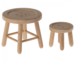 Maileg Set Pall med Bord - Trä