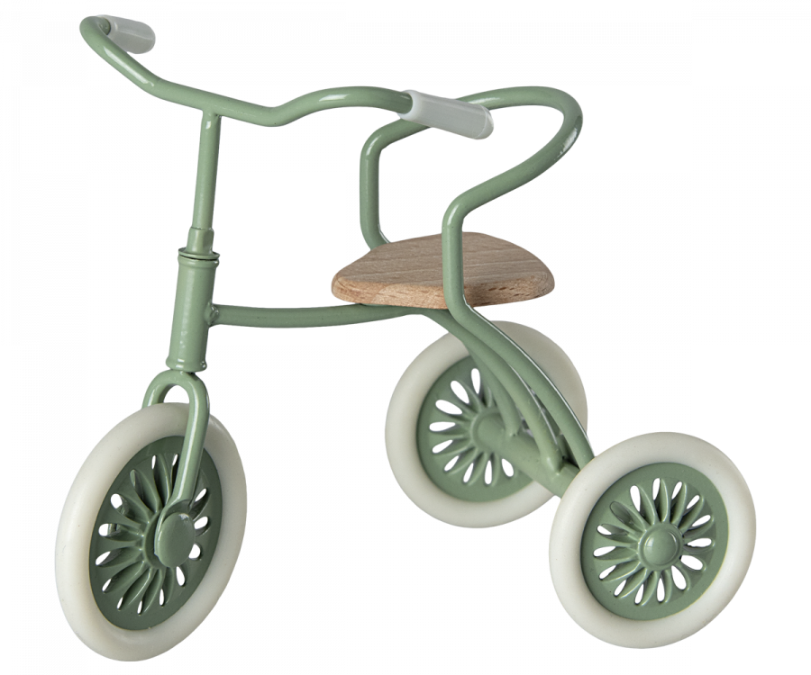 Maileg Cykel Trehjuling Till Mus Grön med Magneter i Handtaget