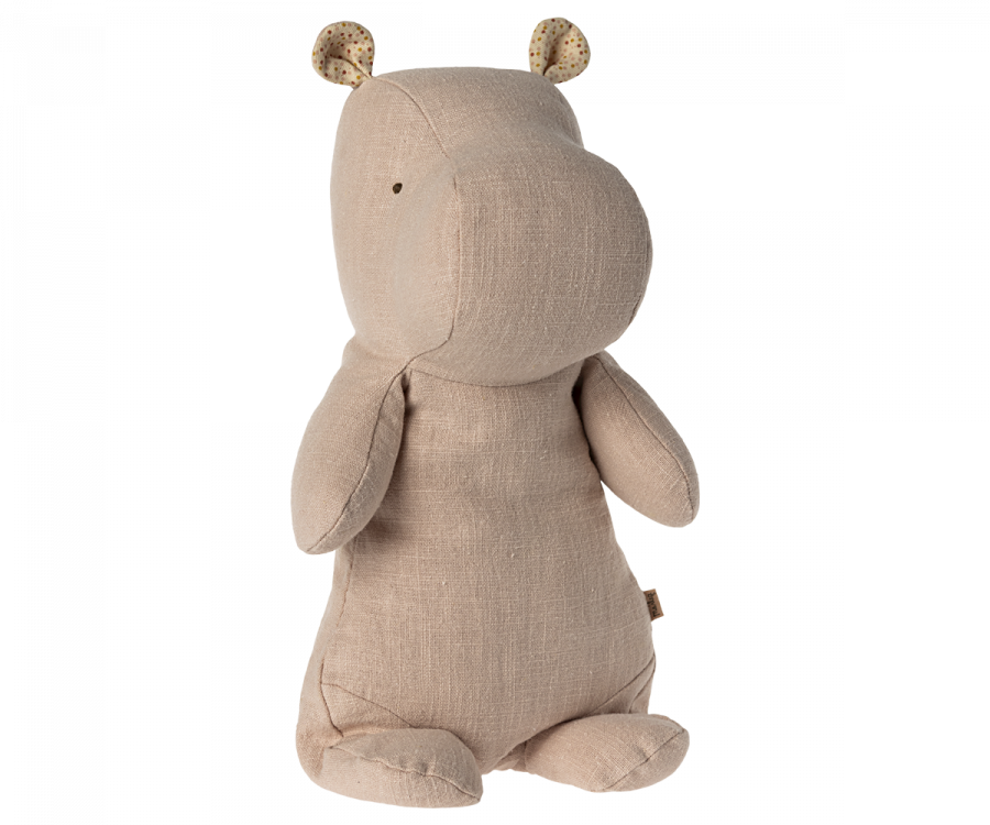 Maileg Flodhäst Medium Ljusrosa - Safari Friends Hippo Light Rose Rosa