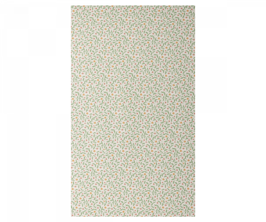 Maileg Presentpapper Mönstrat Grönt 10 m - Berry Branches