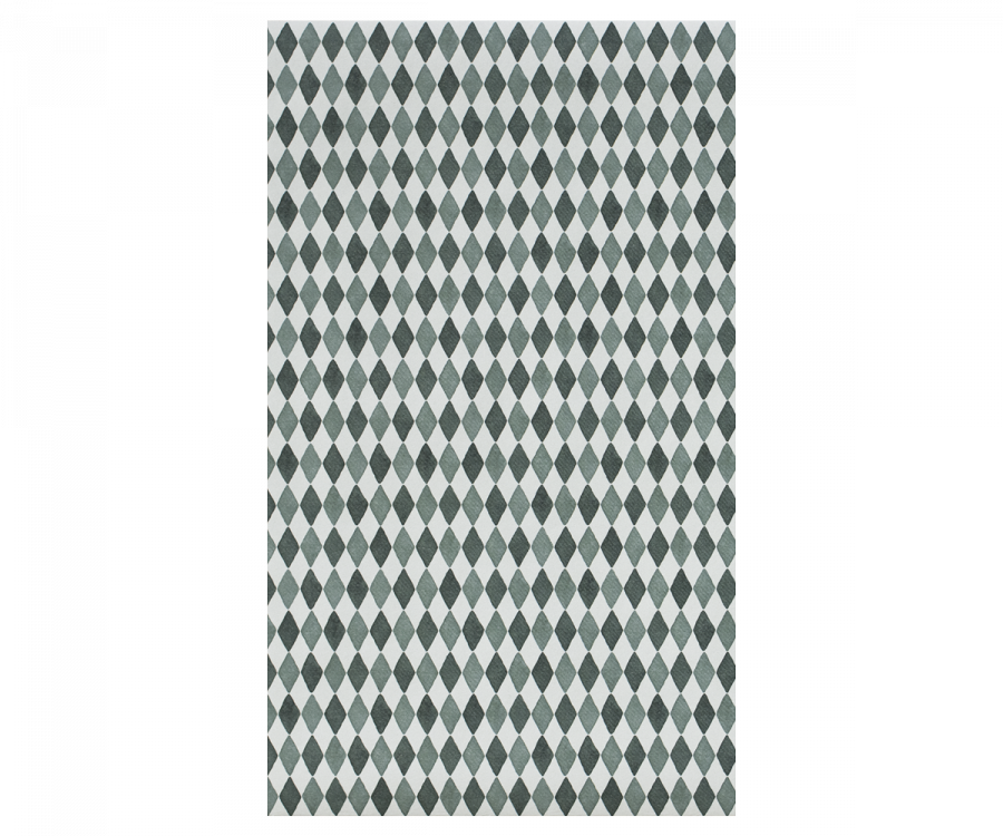 Maileg Presentpapper Mönstrat Blått Rutigt 10 m - Harlequin Blå