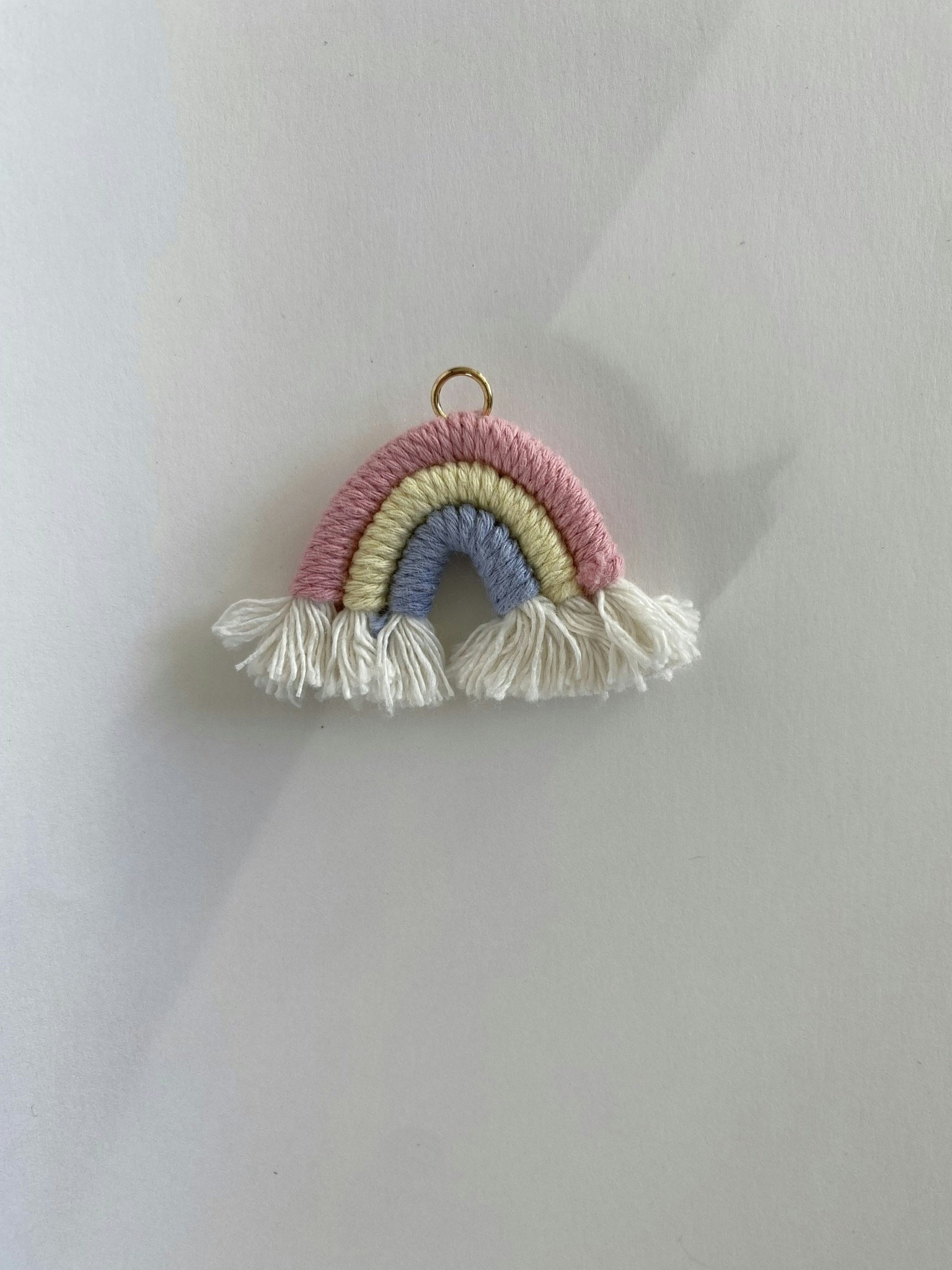 Regnbåge Pastell Miniatyr Dekoration till Dockskåpet - Väggdekoration Rosa Gul Blå