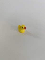 Gul Badanka Badrumstillbehör Miniatyr Dekoration till Dockskåpet