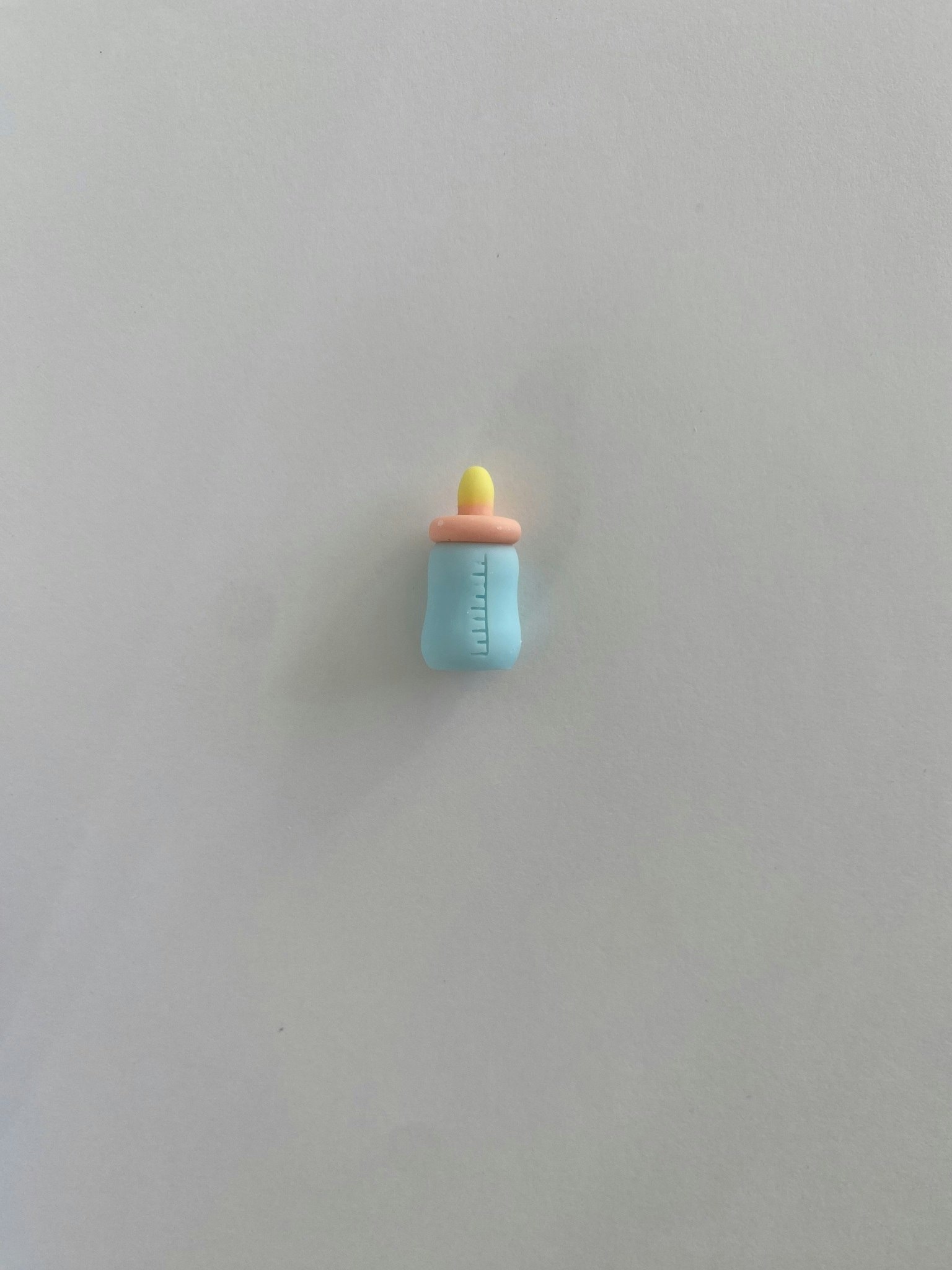 Nappflaska Miniatyr Dekoration till Dockskåpet Blå