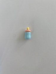 Nappflaska Miniatyr Dekoration till Dockskåpet Blå