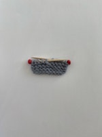Stickning Miniatyr Dekoration till Dockskåpet Sticka Stickor