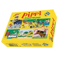 Pippi Långstrump Kubpussel - Pussel 12 Bitar Med 6 Olika Motiv