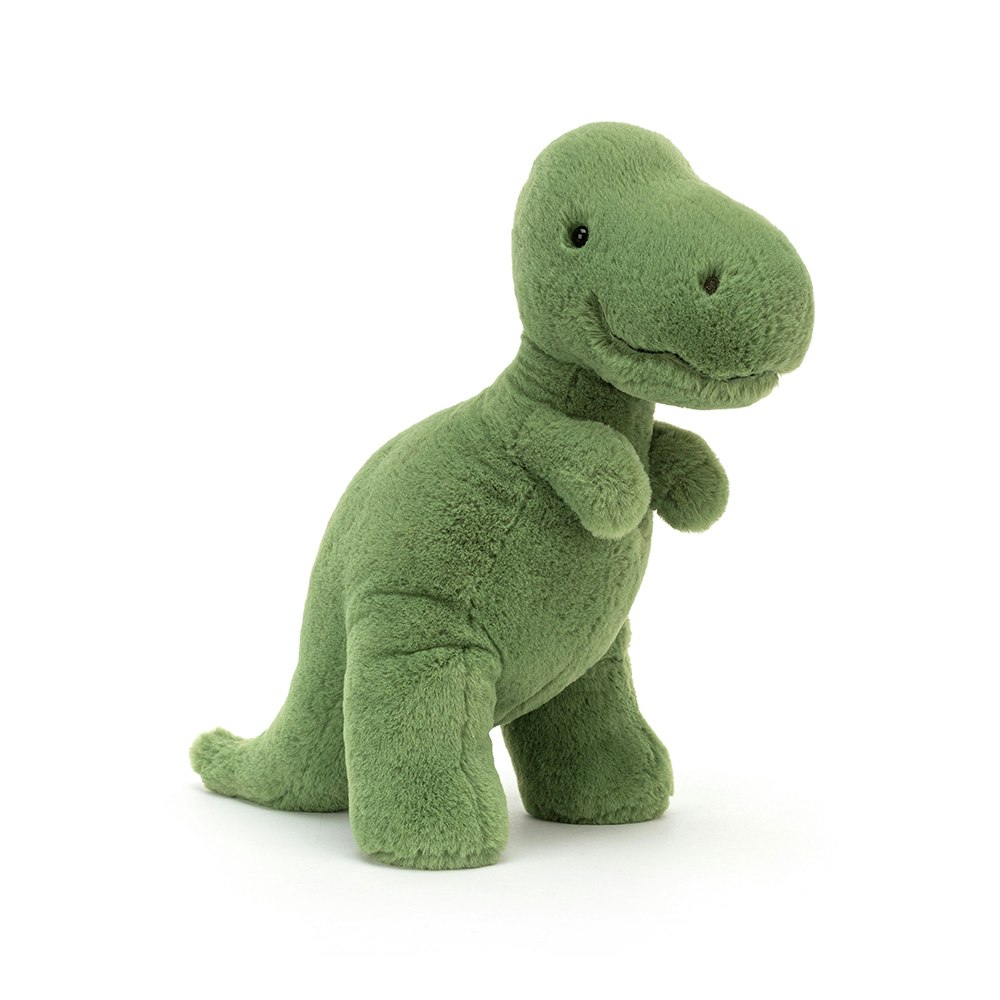 Jellycat Dinosaurie - Mjukisdjur Fossily T-rex Medium Grön