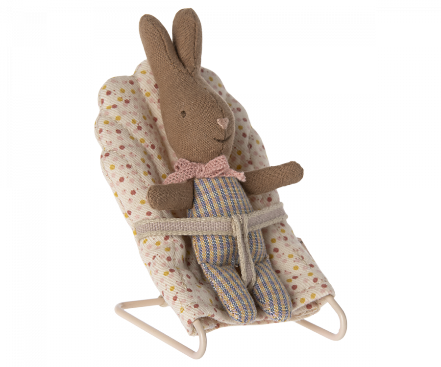 Maileg Babysitter till Möss - My Små Prickar Prickig Rosa Gul