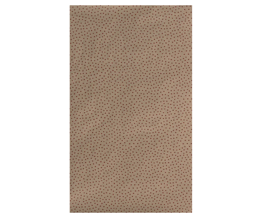 Maileg Presentpapper Prickigt Brunt 10 m - Polka Red